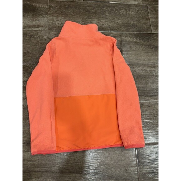 Under Armour Youth Large Fleece Pullover Sweatshirt Neon Orange - Picture 6 of 8